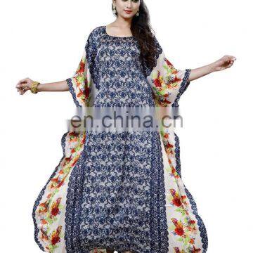 Floral Printed Kaftans 2017 / Ladies Casual Daily Wear Kaftans / Travelling Beach Wear Womens Plus Size Kaftan