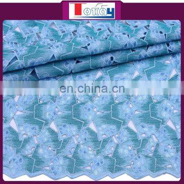 2015 tokay sky blue latest designed organza