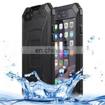 Waterproof Dustproof Shockproof Powerful Protective Case with Tempered Glass Film for iPhone 6