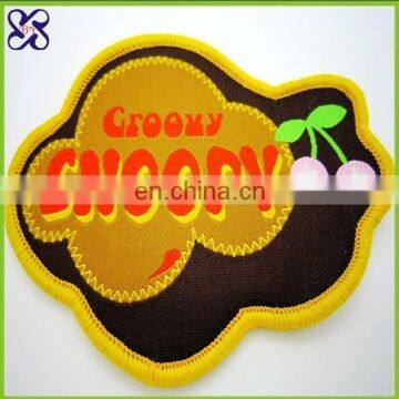 Iron on emblems embroidered emblems school badge logo