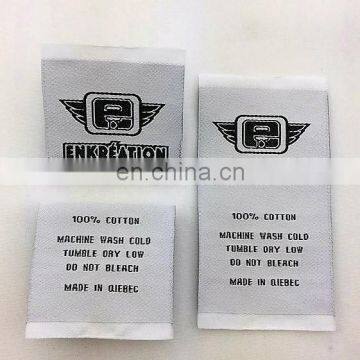 Factory wholesale customized garment woven labels and tags