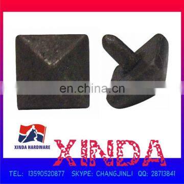 Decorative Metal Rivet with 9 x 9mm Size, Made of Alloy, Plating Finish