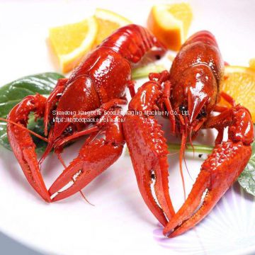 Frozen crayfish packing machine automatic packaging machinery for seafood