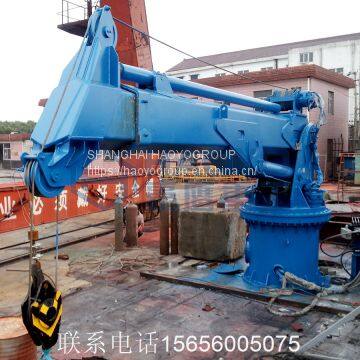 360 Endless Rotary Marine Crane Hydraulic Telescopic Ship Deck Crane