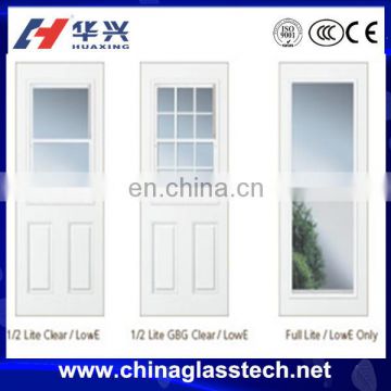 Sound and Heat insulation single tempered glass aluminum alloy frame venting door insert