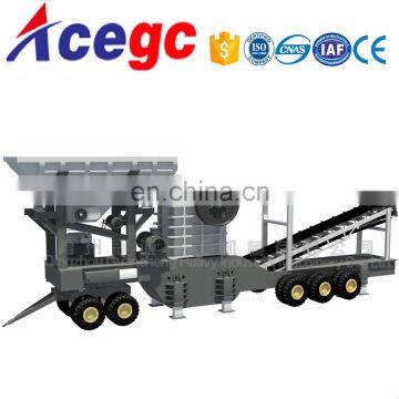 Mobile crushing station,portable crushing plant,movable crusher machine for sale