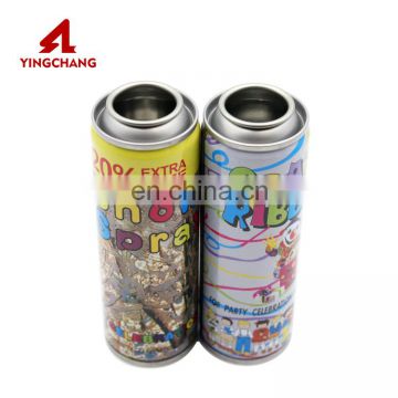 cmyk painting tinplate funny and popular empty aerosol spray cans