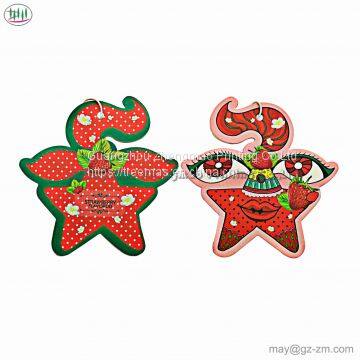 CMYK printing Offset paper card strawberry-like forty-five days lasting aroma  car air freshener