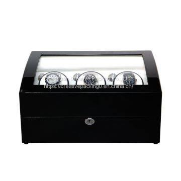 3+7 Automatic Wooden Mechanical Wrist Watch Winder Box Automatic Watch Winder photo-2