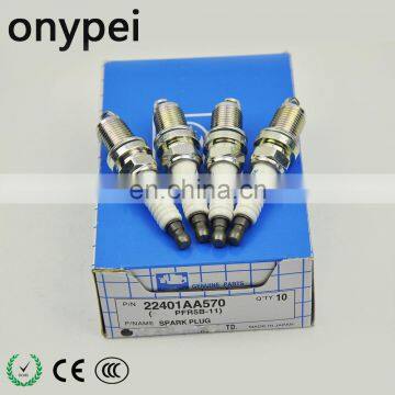 Автомобильные оригинальные запчасти. Свеча зажигания 22401-AA570 PFR5B-11, подходящая для Outback, Legacy, Impreza, Forester