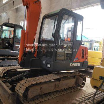 High Quality Doosan DH55 Mini Excavator Crawler Moving Type,Secondhand Doosan Mini Crawler/wheel Excavator With Hydraulic Engine photo-4