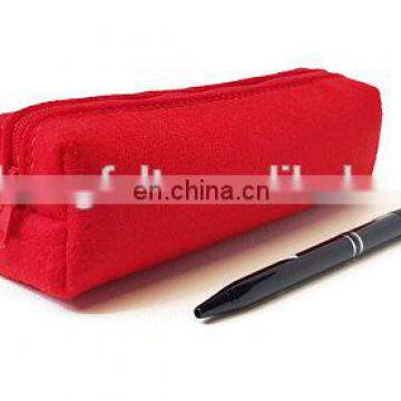 Round Felt Stationery Pouch Bag Case for Students photo-3