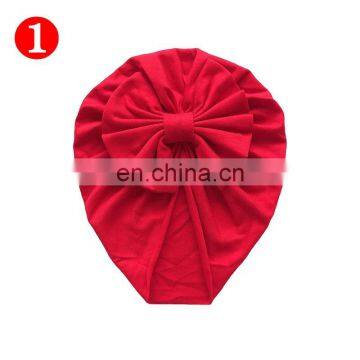0-4Years Cotton Hair Bow Knot Kids Baby Infant Turban Hat Big Ear Knot Toddler Beanie Caps Headwraps Birthday Gift Photo Props photo-4