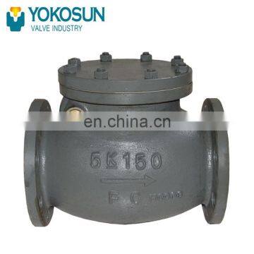 JIS F7372 CAST IRON 5K SWING CHECK VALVES