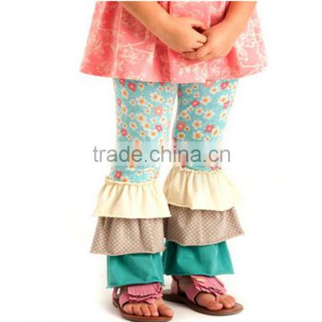 2014 Hot Sale! Cheap Baby Girl's Cotton Pants For Kids Ruffle Pants Girls Ruffle Leggings childrens boutique clothing