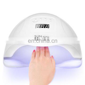 SUN X5 Plus Uv Lamp For Nail Dryer Drying Gel Polish Ice Lamp LCD Display Uv LED Nail Lamp For Manicure Auto Sensor Timer