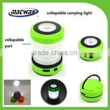 Outdoor 2 in1 LED Tent Lamp collapsible camping lantern