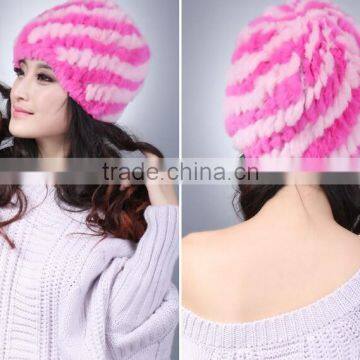 2015 fashion winter rex rabbit fur hats