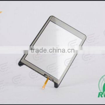 High Definition TFT-LCD 3.5 Inch 4 Wire Resistive Touch Screen Glass with Blace Frame