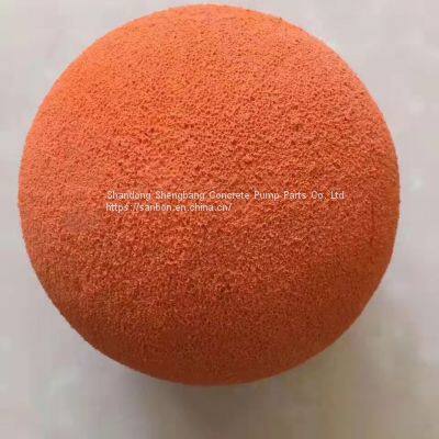Putzmeister /Schwing /Sani/Zoomlion /Junjin/Everdigm Concrete pump pipe cleaning sponge ball / cleaning pig/ cleaning column