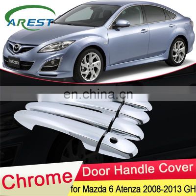 for Mazda 6 Atenza GH1 2008 2009 2010 2011 2012 2013 Luxurious Chrome Door Handle Cover Trim Catch Cap Car Stickers Accessories