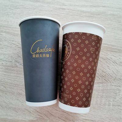 Large-capacity recyclable disposable paper cups