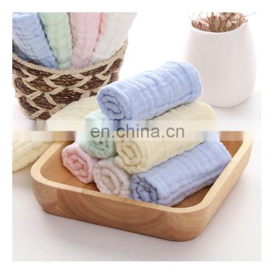 30Cm Newborn Baby Face Hand Towel 100% Cotton Gauze Saliva Towel 6 Layers Boy Girl Children Infant Saliva Wash Cloth Dog