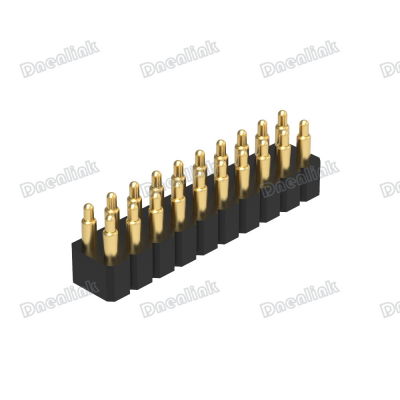 Dnenlink 3.00mm Pitch Dual Row Dual Row H4.0mm Straight SMT PogoPin Connector photo-3