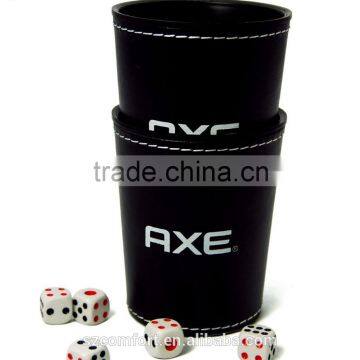 hot new products for 2015 leather/plastic dice shaker