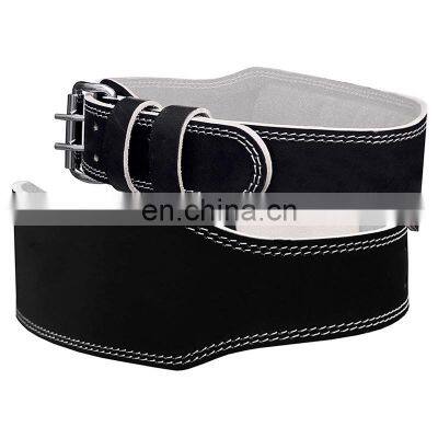 Hot Selling Genuine Leather Weightlifting Belts Gym Training 4 inch Weight lifting Belts