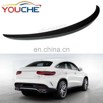 AMG style rear trunk wings spoiler for Mercedes Benz GLE class W292 C292 coupe 2016+ carbon fiber spoiler