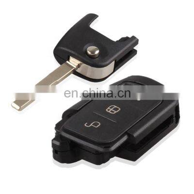 Car Remote Key Flip Folding 3 Buttons 433 Mhz With 4D63 Chip For Ford Focus Mondeo Fiesta 2013 photo-3