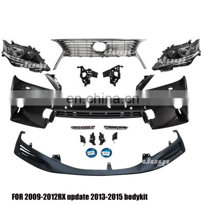 rx270 2009-11 upgrade to rx350 for lx body kit upgrade to rx350 2016 front bumper Headlight