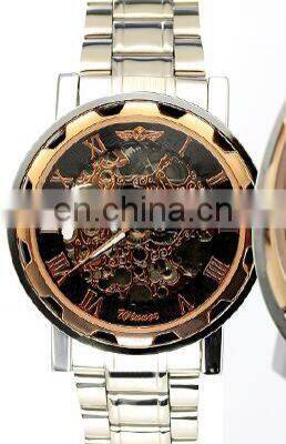 Winner 614 Fashionable Self-wind Men Stainless Steel Automatic Mechanical Watch photo-5