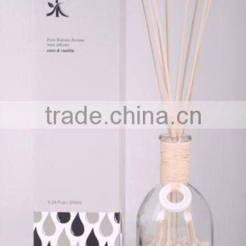 245ml Home fragrance Aroma Reed Diffuser with glass bottle and clay stone SA-0033