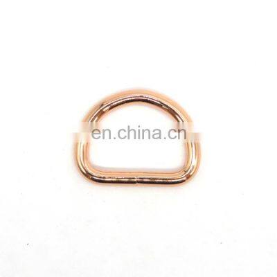 wholesale high quality Rose Gold Dog Collar hardware Metal Quick Side Release Buckles D ring