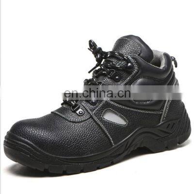 Catter pillar industrial safety shoes  light weight black work shoes steel toe safety footwear