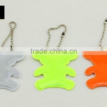 High visible Reflective keychain safety hanger EN13356