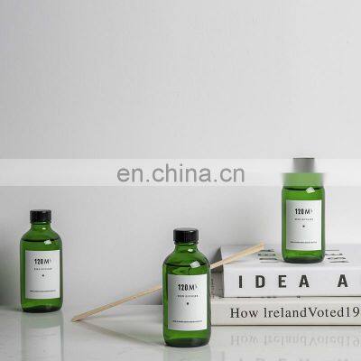 Customized White Label Logo 120mL Christmas Gift Giveaways Bamboo Aroma Fiber Sticks Scented Home Fragrance Diffuser Reed