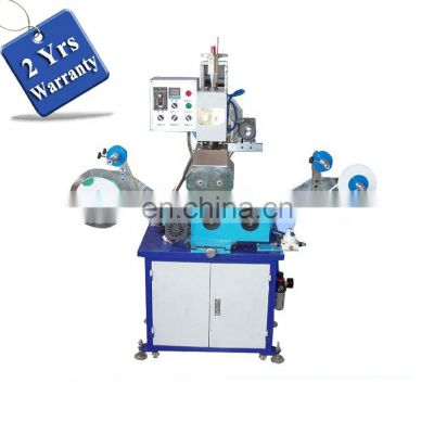 UT12 Automatic Garment Clothing Label Satin Heat Transfer Press, Textile Polyester Nylon Ribbon Embossing Machine