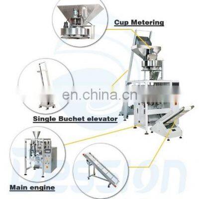 Hot Sale Plastic Granule Bag Washing Powder Detergent Packing Machine for 1kg photo-2