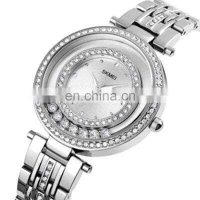 New Arrival Skmei 1740 Factory Wholesale Fashion Gold Lady Women Watch Wrist Waterproof