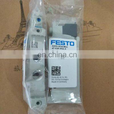 Brand New Festo Solenoid Valve Selenoid Valve Cpe18-m1h-5/3g-1/4 - Festo 573476 VUVG-B14-T32C-AZT-F-1T1L in Stock photo-4