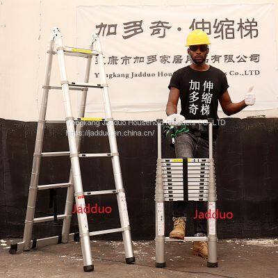 Full Aluminum 2 In 1 Telescopic Ladder
