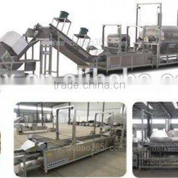 nuts peanuts conveyer fryer broad bean fryer machine