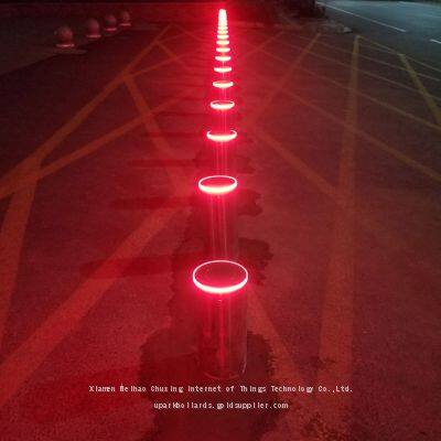 UPARK Good Quality Home-use Parking Lot Led Safety Bollards Pillar Scenic Private Area Fixed Bollard Columns photo-4