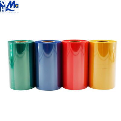 110mm*300m Color Print Premium Wax Resin Barcode TTR Tto Ink Labels Thermal Transfer Printer Ribbon