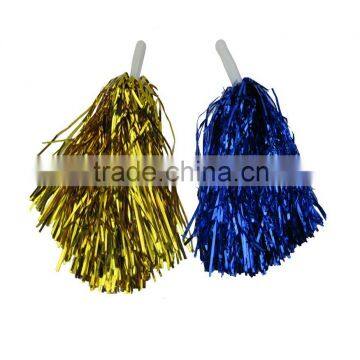 High Quality Red Pom Pom Cheerleaders Hand Flower tinsel garland