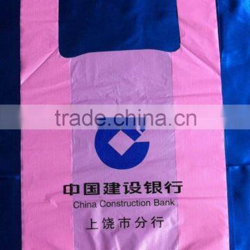 professional HDPE Clear Plastic T Shirt Bag With Custom Printing with ce certificate