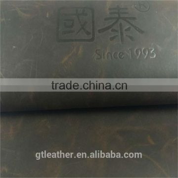 Cow crazy horse real cow leather for shoes